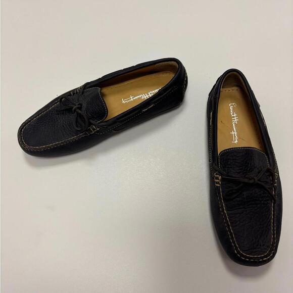 Ernest Hemingway Leather Driving Loafers | Men’s 10M | Brown Moc Toe - Picture 3 of 6